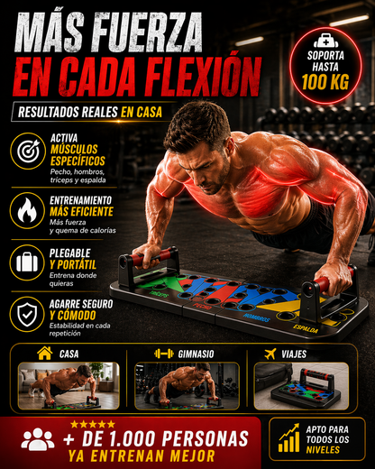 Transforma Tu Cuerpo en Casa con la Tabla Push Up Inteligente 24 en 1