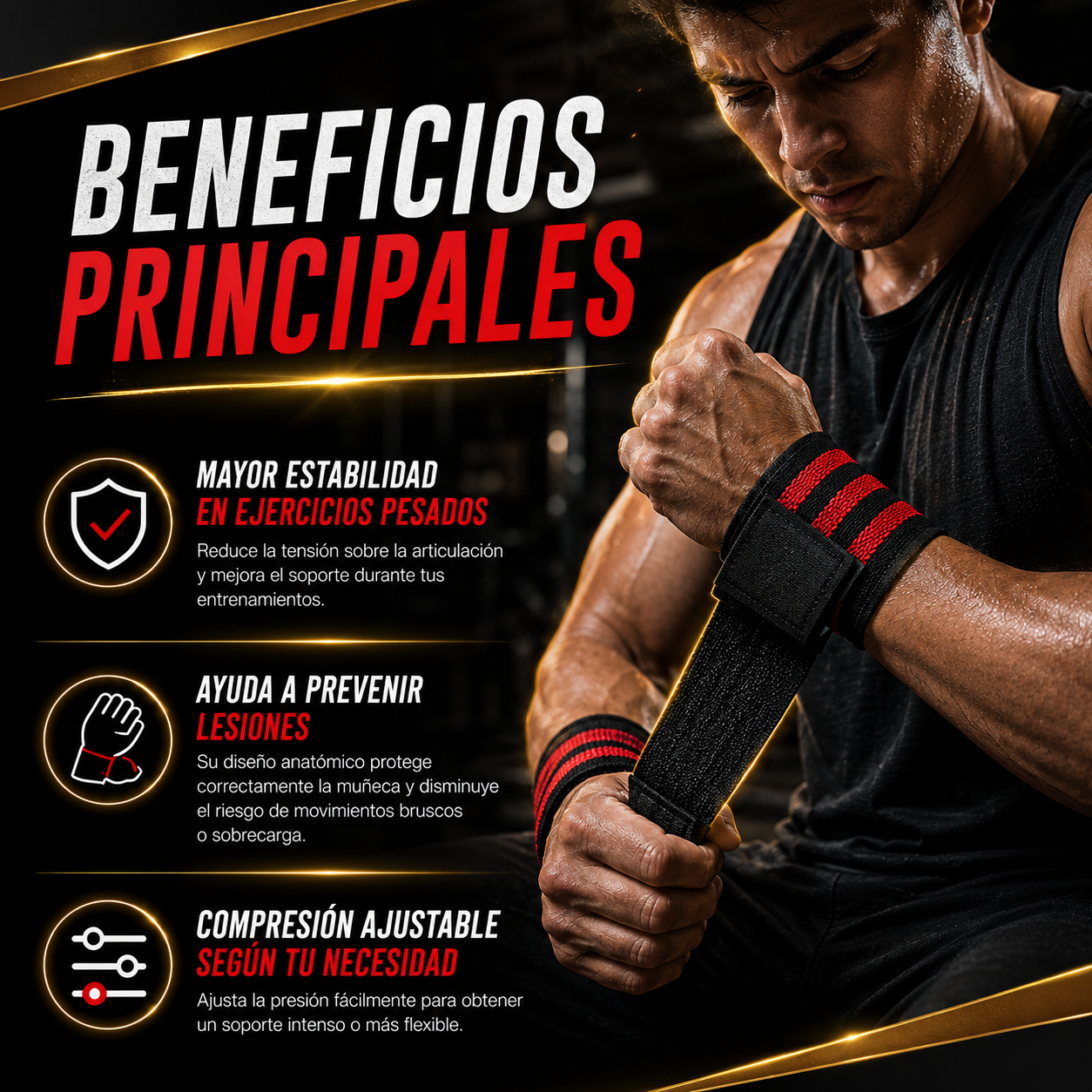 Protege tus muñecas y entrena con más seguridad y fuerza