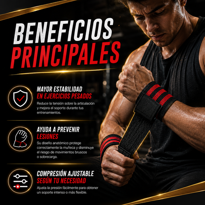 Protege tus muñecas y entrena con más seguridad y fuerza