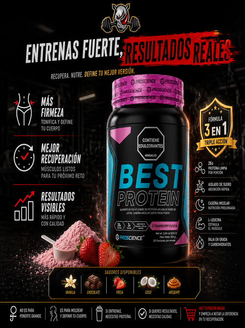 Proteina Best Protein 2.04lb Fresa