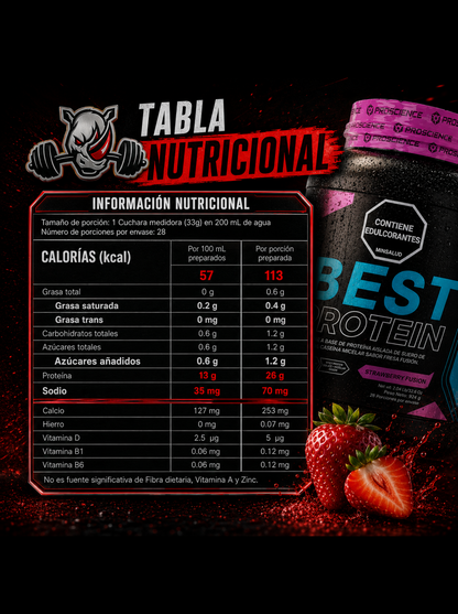 Proteina Best Protein 2.04lb Fresa
